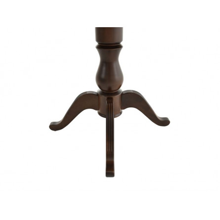 Стол Фабрицио D100/Береза, шпон/100(130)*100*75/Тон 7 Орех темный/Орех темный/