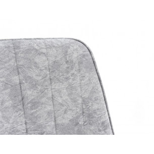 Стул Сильвио/Металл Белый муар/ТканьДиджитал силвер