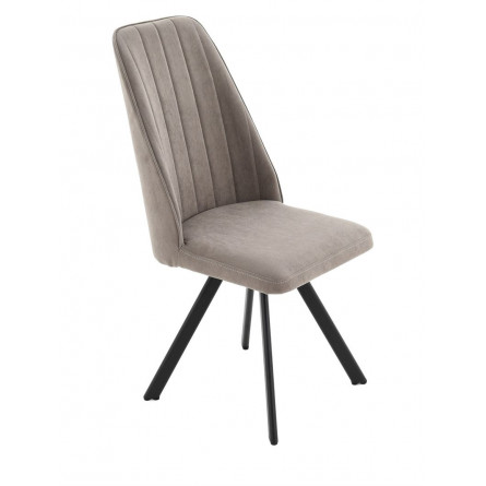 Стул Сильвио/Металл Черный муар/ТканьГэлекси 05