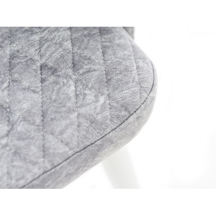 Стул Абсент/Металл Белый муар/ТканьДиджитал силвер