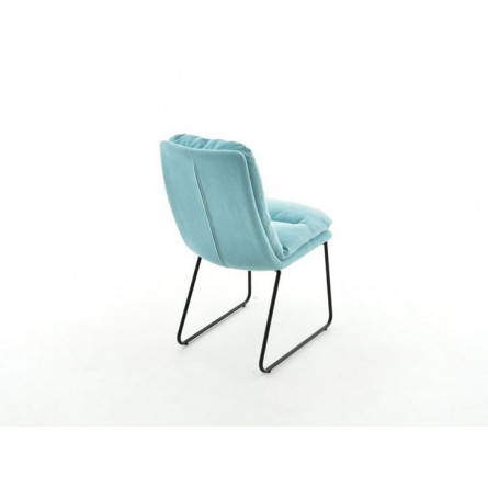 Стул Софт/Металл Черный матовый Муар/ВелюрГэлекси 13