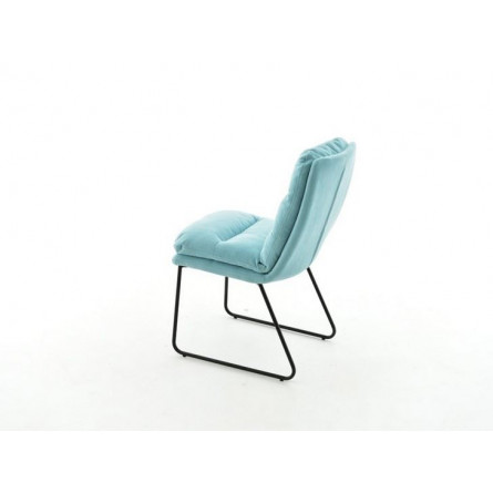 Стул Софт/Металл Черный матовый Муар/ВелюрГэлекси 13