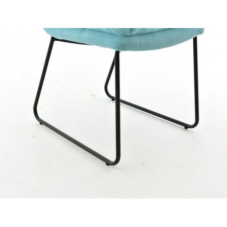 Стул Софт/Металл Черный матовый Муар/ВелюрГэлекси 13