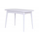 Стол Ялта 1/ЛДСП/110(142)*70*75/Белый/Анкор светлый/опоры