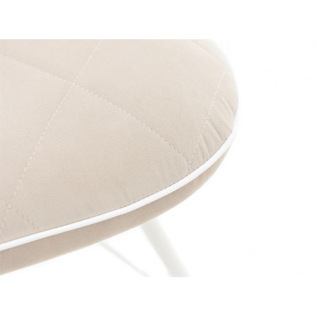 Стул Риоха/Металл, Паук 2 Белый муар/Велюр Нео 2