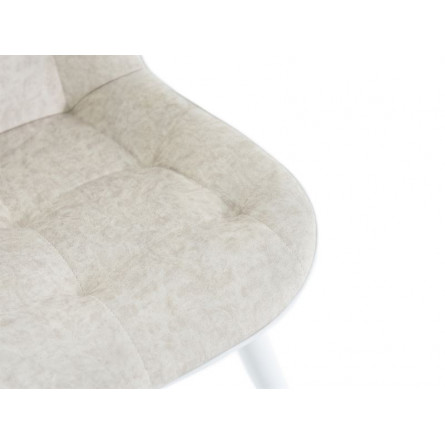 Стул Прованс/Металл Белый/ВелюрЛама 01, Нитро вайт