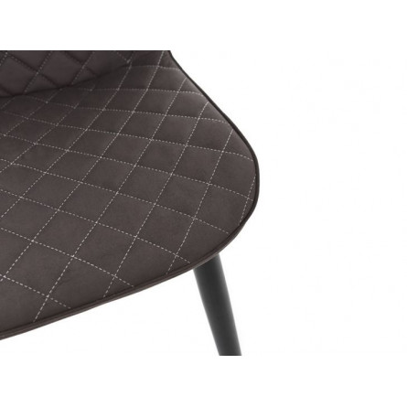 Стул Тинто/Металл Черный матовый Муар/ВелюрГэлекси 04