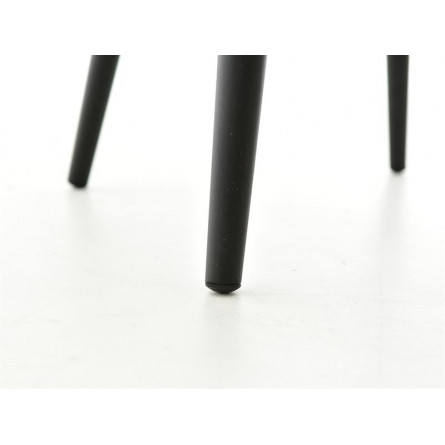 Стул Ардеко/Металл Черный матовый Муар/ВелюрМонолит беж