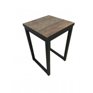 Табурет Саен 5/Металл СТ/Пластик/310*310 Черный/Траннсильвания