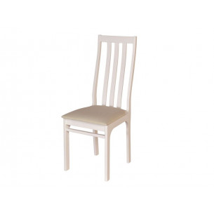 Стул Франц (С36)/Массив березы Эмаль белая/ТканьАполло беж