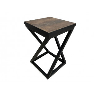 Табурет Саен 6/Металл СТ/Пластик 310*310/Черный/Трансильвания