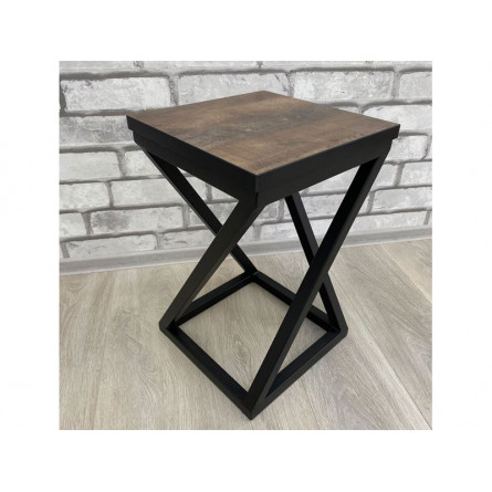 Табурет Саен 6/Металл СТ/Пластик 310*310/Черный/Трансильвания