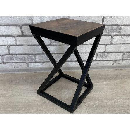 Табурет Саен 6/Металл СТ/Пластик 310*310/Черный/Трансильвания