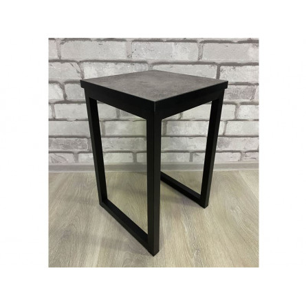 Табурет Саен 5/Металл СТ/Пластик/Черный столешница 310*310/Бетон 809