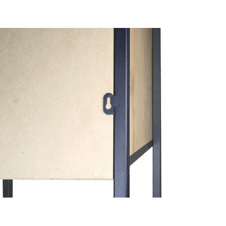 Стеллаж Берген-3 Дуб крафт золотой, черный