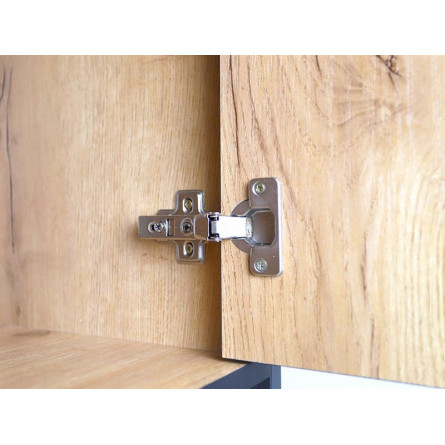 Стеллаж Берген-3 Дуб крафт золотой, черный