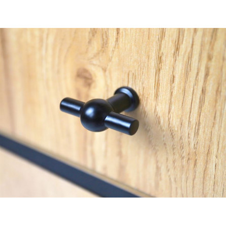 Стеллаж Берген-3 Дуб крафт золотой, черный