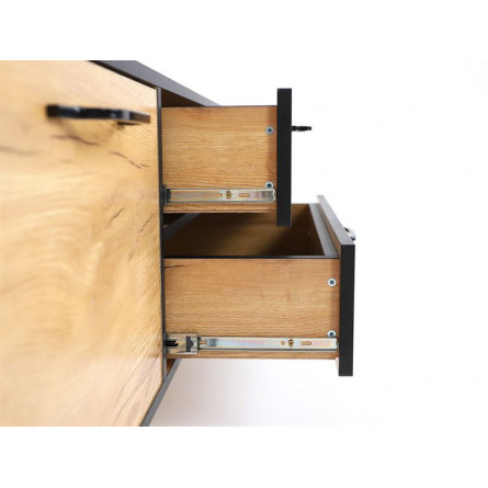 Тумба ТВ Виртон-1 закрытая Дуб крафт золотой