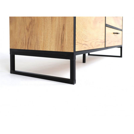 Тумба ТВ Виртон-1 закрытая Дуб крафт золотой