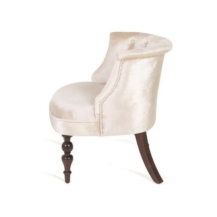 Кресло Бархат (темный тон / 30 - бежевый)