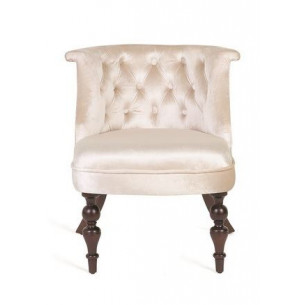 Кресло Бархат (темный тон / 30 - бежевый)