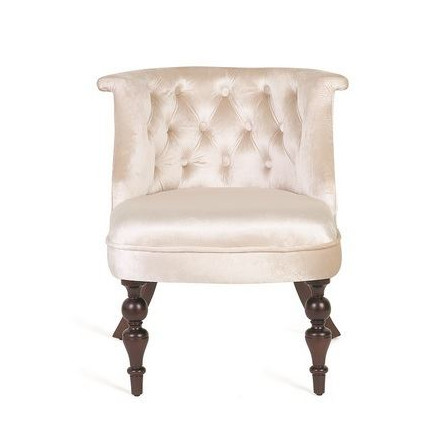 Кресло Бархат (темный тон / 30 - бежевый)