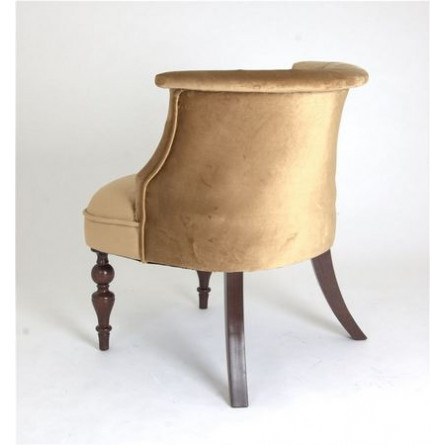 Кресло Бархат (темный тон / 5 - золото)