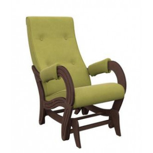 Кресло-качалка гляйдер Модель 708 ( Verona Apple Green/орех антик)