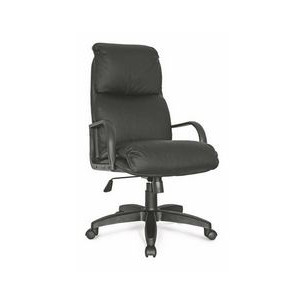 Кресло руководителя Надир стандарт кожа (черная)