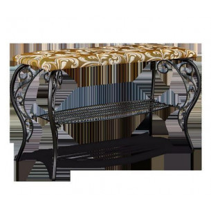 Банкетка Грация 685 металл/гобелен (черный/Катерина)