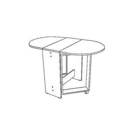 Стол Книжка (орех) ЛДСП