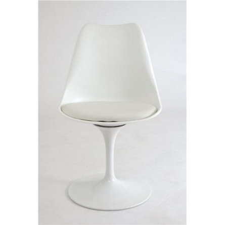 Стул на круглом основании 635-E-Т (WHITE 07/основание Белый)