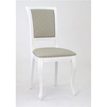 Стул "Дионис" (Белый/ ткань Santa Izumrud)