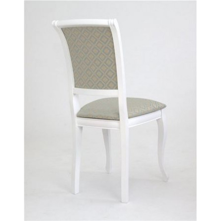 Стул "Дионис" (Белый/ ткань Santa Izumrud)