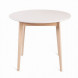 Стол Рэй-d900 (беленый дуб / белая эмаль) Круглый