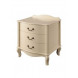 Тумбочка прикроватная "Джульетта" 3 ящ. (дуб шампань) Вис