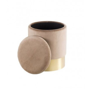 Пуф HD-06 VELUTTO 37 (Велюр/бежевый)