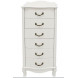 Комод "Джульетта" узкий 6 ящ. (молочный дуб) Вис Комод "Джульетта" узкий 6 ящ. (молочный дуб) Вис