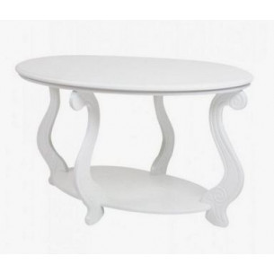 Стол журнальный "Виват М" (молочный дуб) Вис