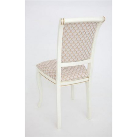 Стул "Дионис" (эмаль тон 11 + золот. патина/ткань Nota Gold)