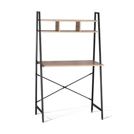 Стол SHT-Т36 (ЛДСП/металл/черный муар/скандинавский орех)