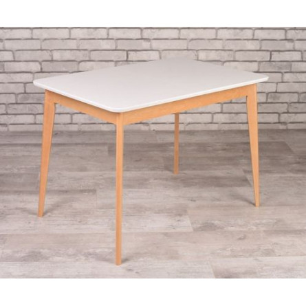 Стол Рэй-1200 (натуральный / белая эмаль)