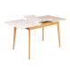 Стол Рэй-1200 (натуральный / белая эмаль) Стол Рэй-1200 (натуральный / белая эмаль)