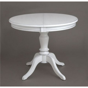 Стол "Эгина-2" (Белый/патина серебро/шпон дуб)