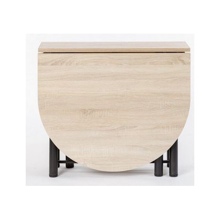 Стол-книжка Венеция овал (дуб санома)