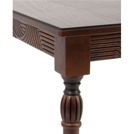 Стол журнальный "Мили" (темный орех/патина темная / 53х53хН55)