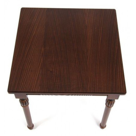 Стол журнальный "Мили" (темный орех/патина темная / 53х53хН55)