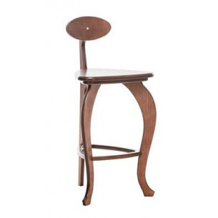 Стул барный 3 ноги гнутые (Орех)