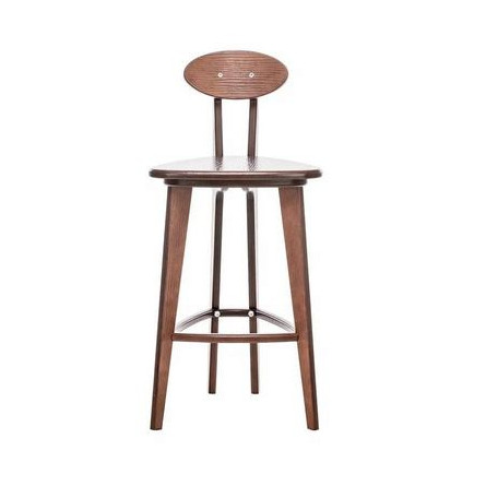 Стул барный 4 ноги прямые (Орех)