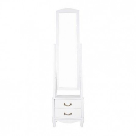 Зеркало напольное "Джульетта" (молочный дуб) Вис